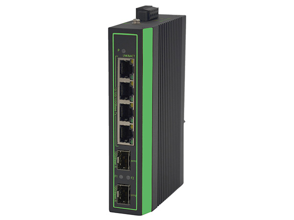 管理型導軌式工業級全千兆以太網交換機MKL306G-2GF-DC